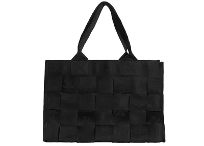 Pre-owned Supreme Woven Large Tote Bag In Black