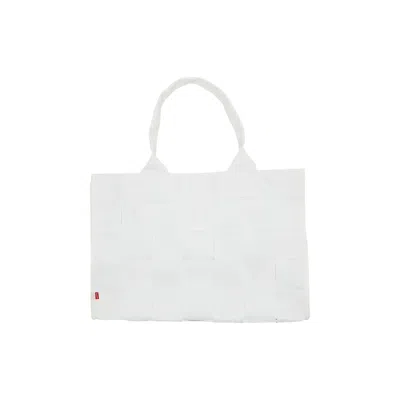Pre-owned Supreme Woven Large Tote Bag 'white'