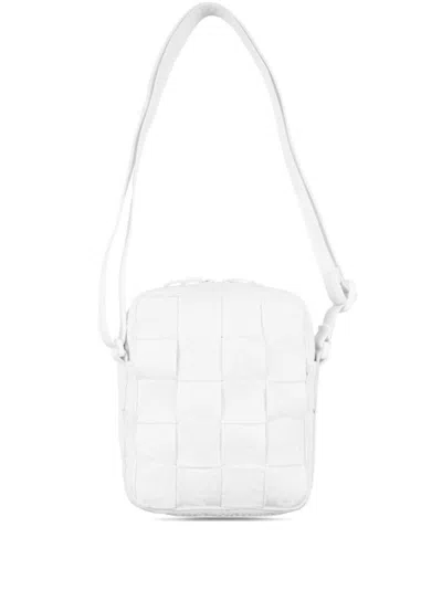 Supreme Woven Messenger Bag In White