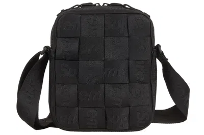Pre-owned Supreme Woven Shoulder Bag Ss24 Black