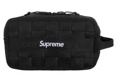 Pre-owned Supreme Woven Utility Bag In Black