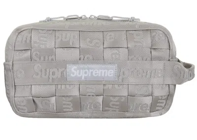 Pre-owned Supreme Woven Utility Bag In Grey
