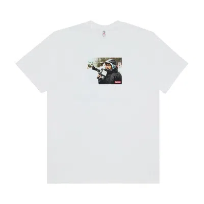 Pre-owned Supreme X 40 Acres Spike Tee 'white' | Men's Size S