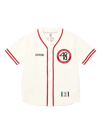 Supreme X 40 Acres Twill "ss25 In White