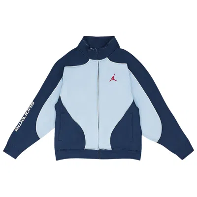 Pre-owned Supreme X Air Jordan Logo Jacket 'blue' | Men's Size Xl