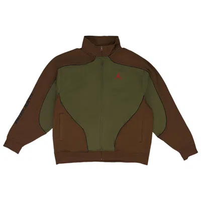 Pre-owned Supreme X Air Jordan Zip Up Jacket 'green' | Men's Size S