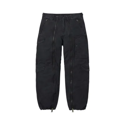 Pre-owned Supreme X Alpha Industries Cotton Flight Pant 'black' | Men's Size L
