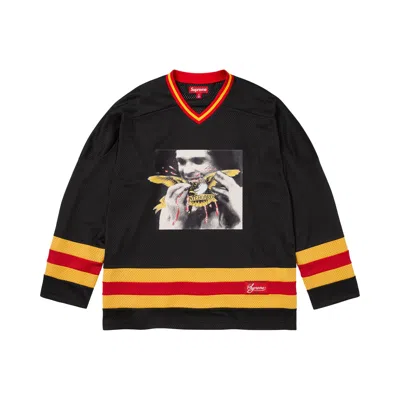 Pre-owned Supreme X Antihero Ozzy Hockey Jersey 'black' | Men's Size M