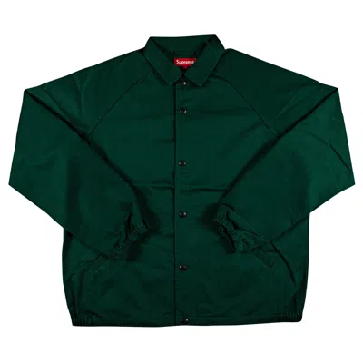 Pre-owned Supreme X Antihero Snap Front Twill Jacket 'dark Green'