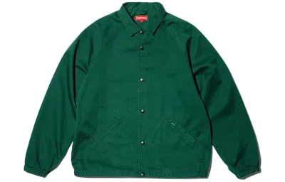 Supreme X Antihero Snap Front Twill Jacket 'green Red'