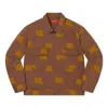 Supreme X Antihero Work Jacket 'brown Yellow'