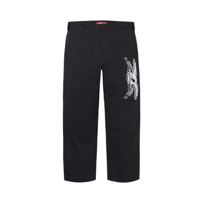 Pre-owned Supreme X Antihero Work Pant 'black' | Men's Size 30