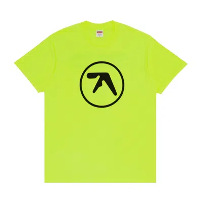 Pre-owned Supreme X Aphex Twin Ambient Works Tee 'fluorescent Yellow' | Men's Size Xl