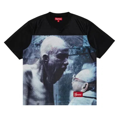 Pre-owned Supreme X Aphex Twin Football Jersey 'black' | Men's Size L