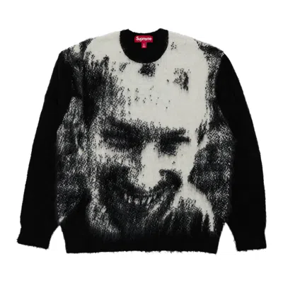 Pre-owned Supreme X Aphex Twin Mohair Sweater 'black' | Men's Size L