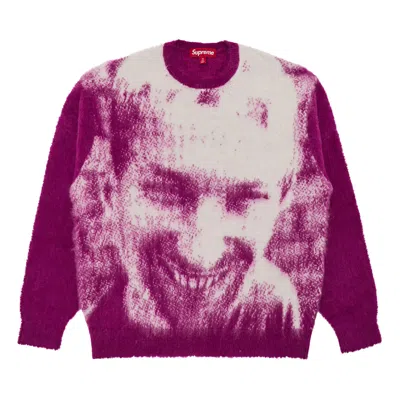 Pre-owned Supreme X Aphex Twin Mohair Sweater 'pink' | Men's Size M