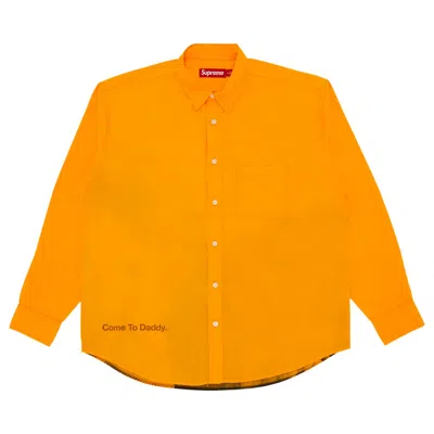 Pre-owned Supreme X Aphex Twin Shirt 'orange' | Men's Size M