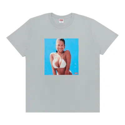 Pre-owned Supreme X Aphex Twin Windowlicker Tee 'cement' | Grey | Men's Size S In Gray