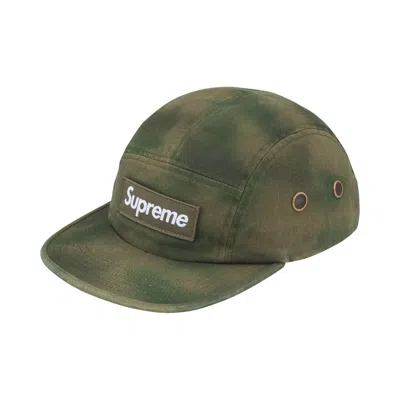 Pre-owned Supreme X A.presse Camp Cap 'camo' | Green | Men's Size Onesize