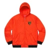 Supreme X Automobill Lamborghini Hooded Work Jacket 'orange Black Yellow' In Red