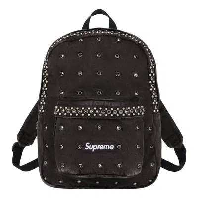 Supreme X B.b. Simon Denim Backpack Ss25 'black'