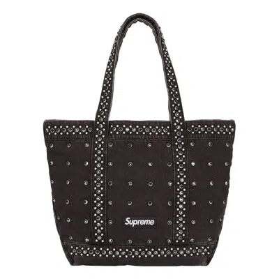 Supreme X B.b. Simon Denim Tote Bag 'black'