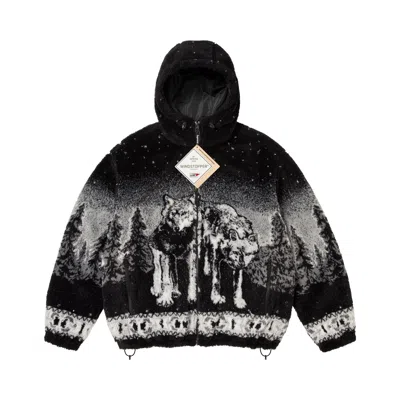 Pre-owned Supreme X Bb. Simon Reversible Hooded Fleece Jacket 'black' | Men's Size Xxl