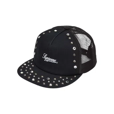 Pre-owned Supreme X B.b. Simon Studded Canvas 6-panel 'black' | Men's Size Onesize
