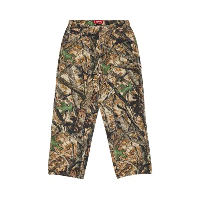 Pre-owned Supreme X B.b. Simon Studded Double Knee Painter Pant 'truetimber Htc Fall Camo' In Multi