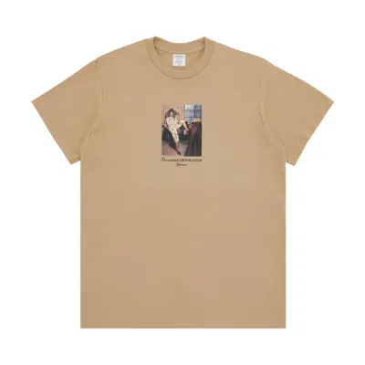 Pre-owned Supreme X Bernadette Corporation Fuck Tee 'khaki' In Tan