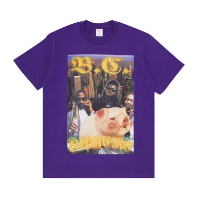 Pre-owned Supreme X Bernadette Corporation Money Tee 'purple'