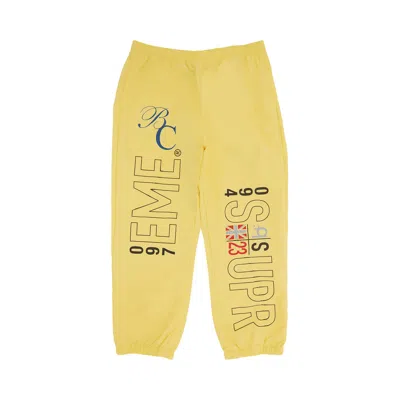 Pre-owned Supreme X Bernadette Corporation Track Pant 'pale Yellow' | Men's Size L