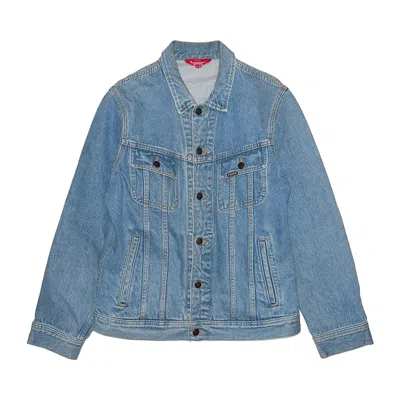 Pre-owned Supreme X Black Sabbath Denim Trucker Jacket 'blue' | Men's Size M