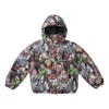 Supreme X Bless Tapestry Down Puffer Jacket 'multi-color' In Gray