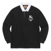 Supreme X Burberry Rugby Polo 'black White'