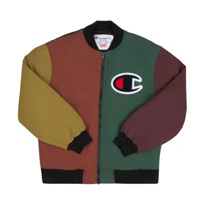 Pre-owned Supreme X Champion Color Blocked Jacket 'multicolor' In Multi-color
