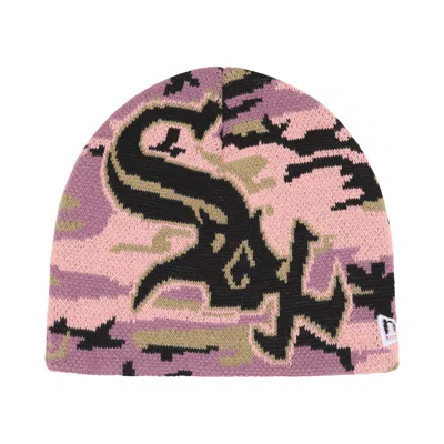 Pre-owned Supreme X Chicago White Sox New Era Beanie 'pink Camo' | Men's Size Onesize