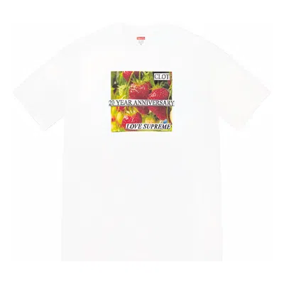 Supreme X Clot Anniversary T-shirt 'white' In Green