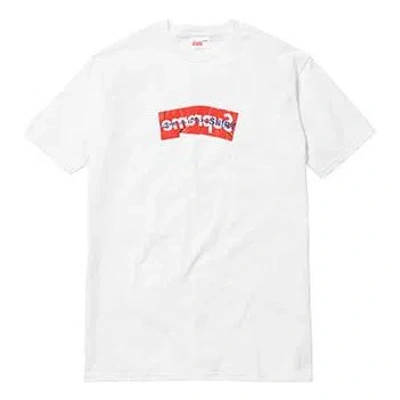 Supreme X Comme Des Garcons Cdg Ss17 Box Logo Tee 'white'