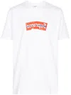Supreme X Cdg Shirt Box Logo T-shirt In White
