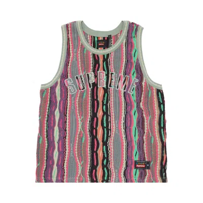Pre-owned Supreme X Coogi Basketball Jersey 'multicolor' In Multi-color