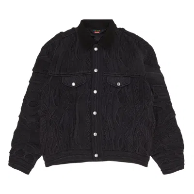 Pre-owned Supreme X Coogi Trucker Jacket 'black'