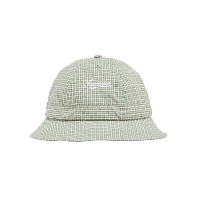 Pre-owned Supreme X Cordura Plaid Bell Hat 'olive' | Green | Men's Size S/m