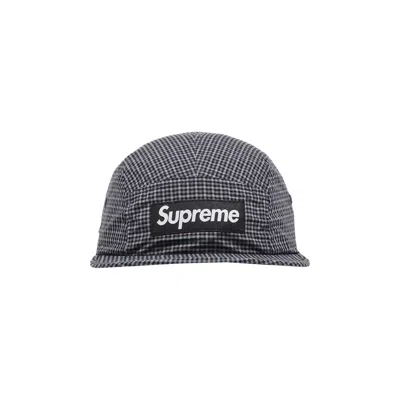 Pre-owned Supreme X Cordura Plaid Camp Cap 'black' | Men's Size Onesize