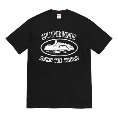 Supreme X Corteiz Fw23 Rules The World Tee 'black'