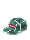 Supreme X Damien Hirst Camp Cap In Green
