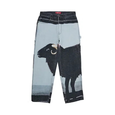 Pre-owned Supreme X Damien Hirst Painter Jean 'black' | Men's Size 34
