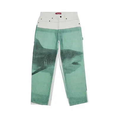Pre-owned Supreme X Damien Hirst Painter Jean 'white' | Men's Size 36