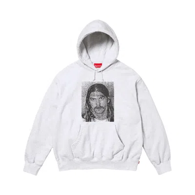 Pre-owned Supreme X Dash Snow Hooded Sweatshirt 'ash Grey' | Men's Size M In Gray