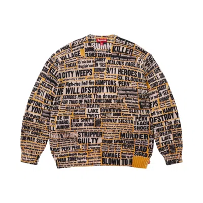 Pre-owned Supreme X Dash Snow Sweater 'multicolor' | Multi-color | Men's Size M